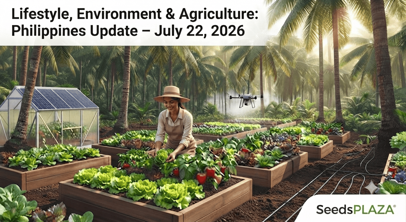🌴 Lifestyle, Environment & Agriculture: Philippines Agriculture Update – July 22, 2026