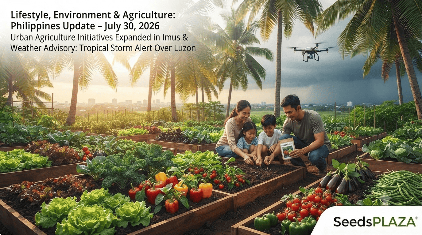 🌴 Lifestyle, Environment & Agriculture: Philippines Update – July 30, 2026