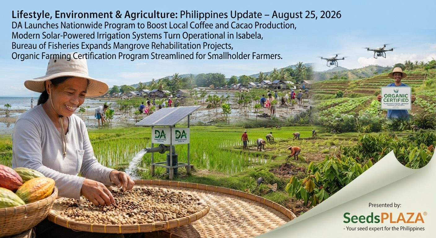 🌴 Lifestyle, Environment & Agriculture: Philippines Update – August 25, 2026